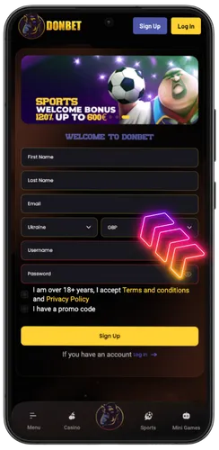 Enter your email and create a password