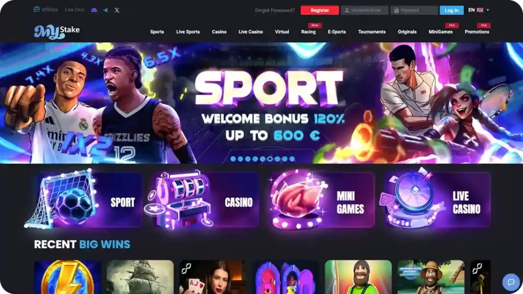 MyStake Main Page