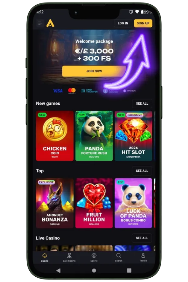 Click-sign-up